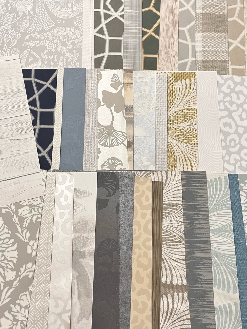 40 Large Assorted Designer Wallpaper Sample Arts&Crafts Scrapbooking Collection